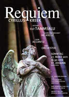 Konzertplakat: Kreek Requiem
