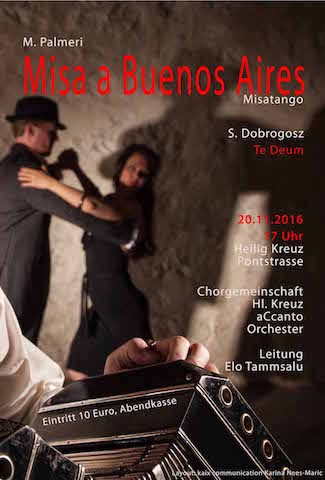 Konzertplakat: Misa a Buenos Aires