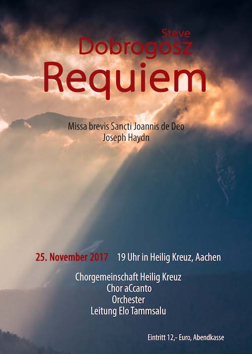 Konzertplakat: Dobrogosz Requiem